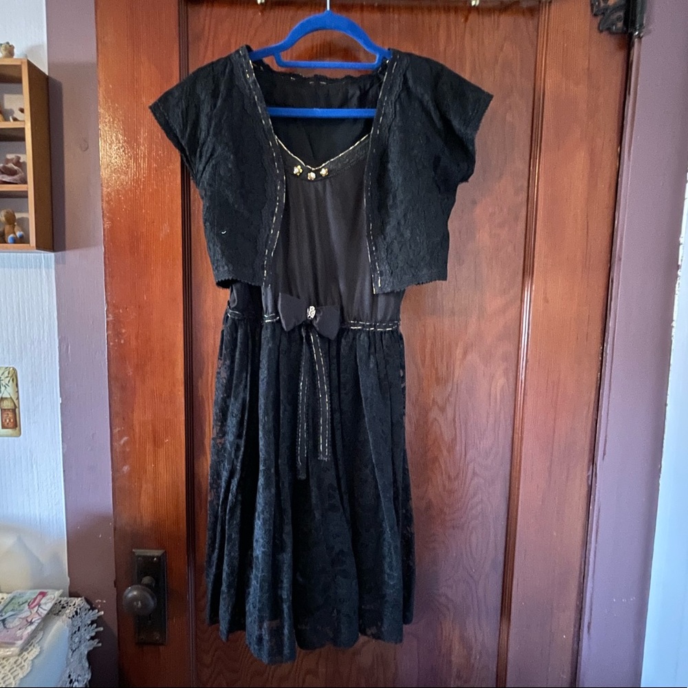 Diamonds Run Dress and Shaw